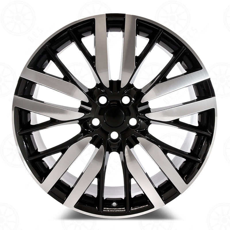 Sport Style - RL11 22x1 Machined Face/Black Outline wheel
