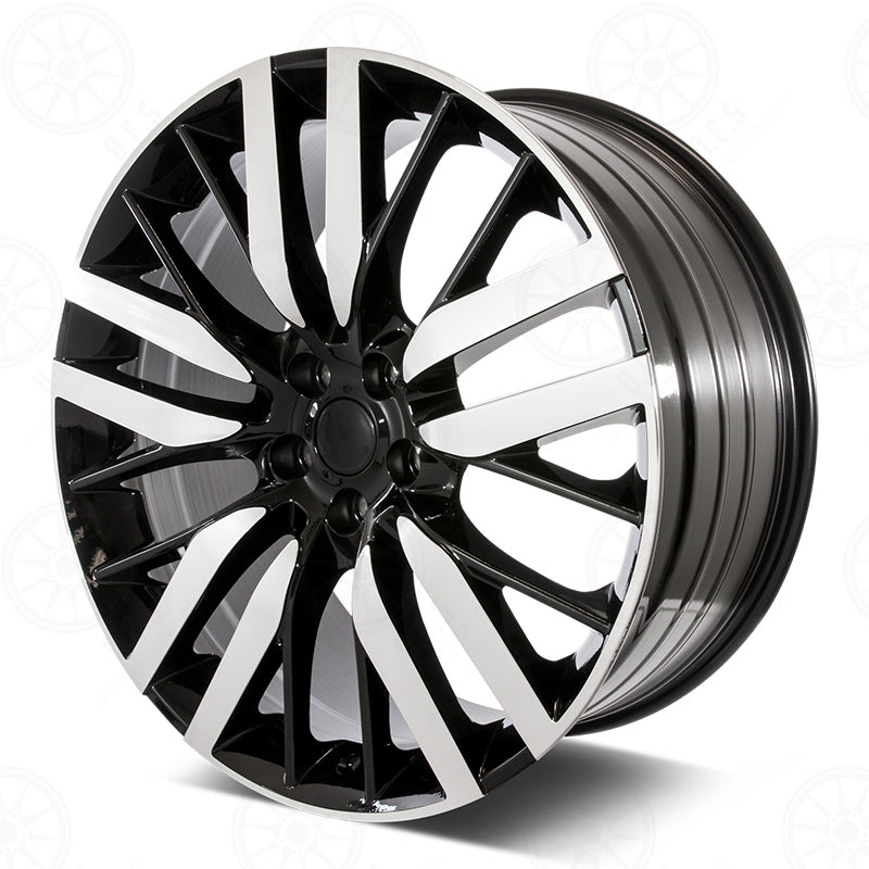 Sport Style - RL11 22x1 Machined Face/Black Outline wheel