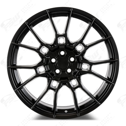 TR-C Style - F226 2x8.5 Satin Black wheel