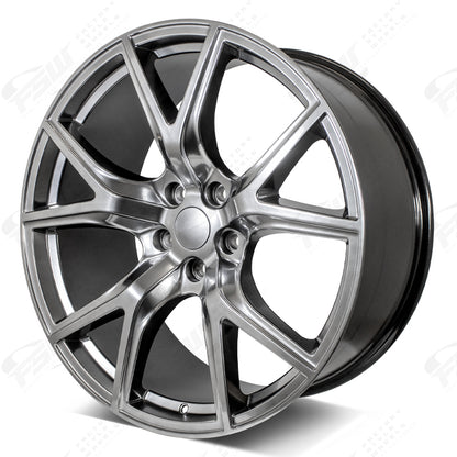 Trackhawk Style - F283 22x1 Crystal Grey wheel