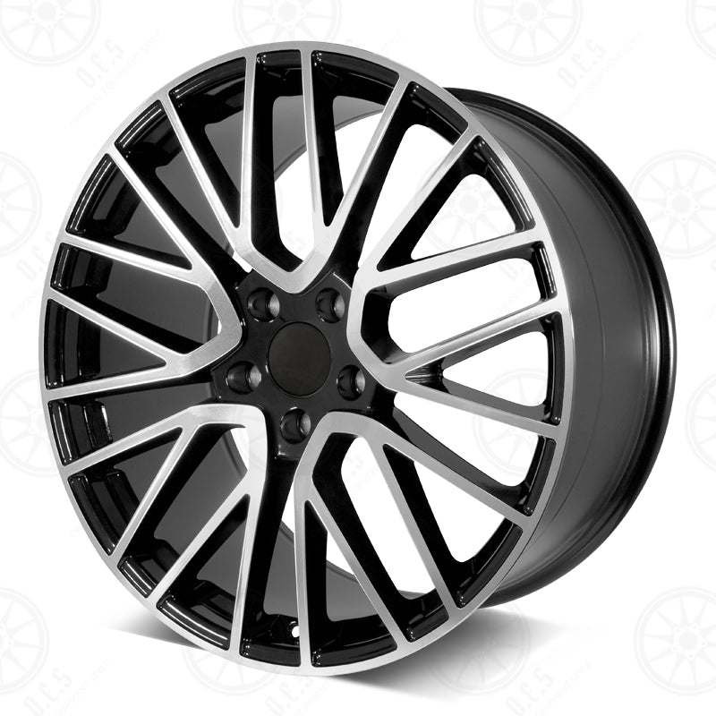 Turbo 4S Style - RP26 22x11 Machined Face/Black Outline wheel