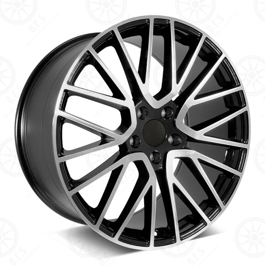 Turbo 4S Style - RP26 22x1 Machined Face/Black Outline wheel