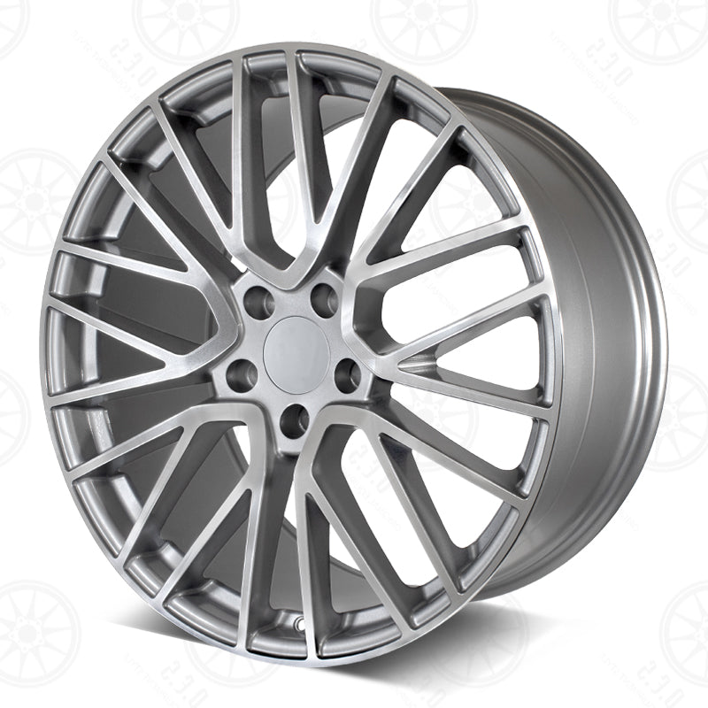 Turbo 4S Style - RP27 22x11 Machined Face/Gunmetal Outline wheel