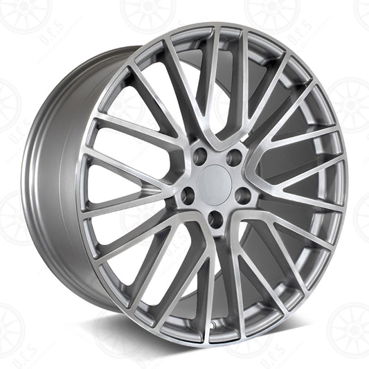 Turbo 4S Style - RP27 22x11 Machined Face/Gunmetal Outline wheel