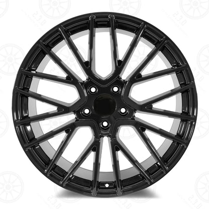 Turbo 4S Style - RP28 22x11 Gloss Black wheel