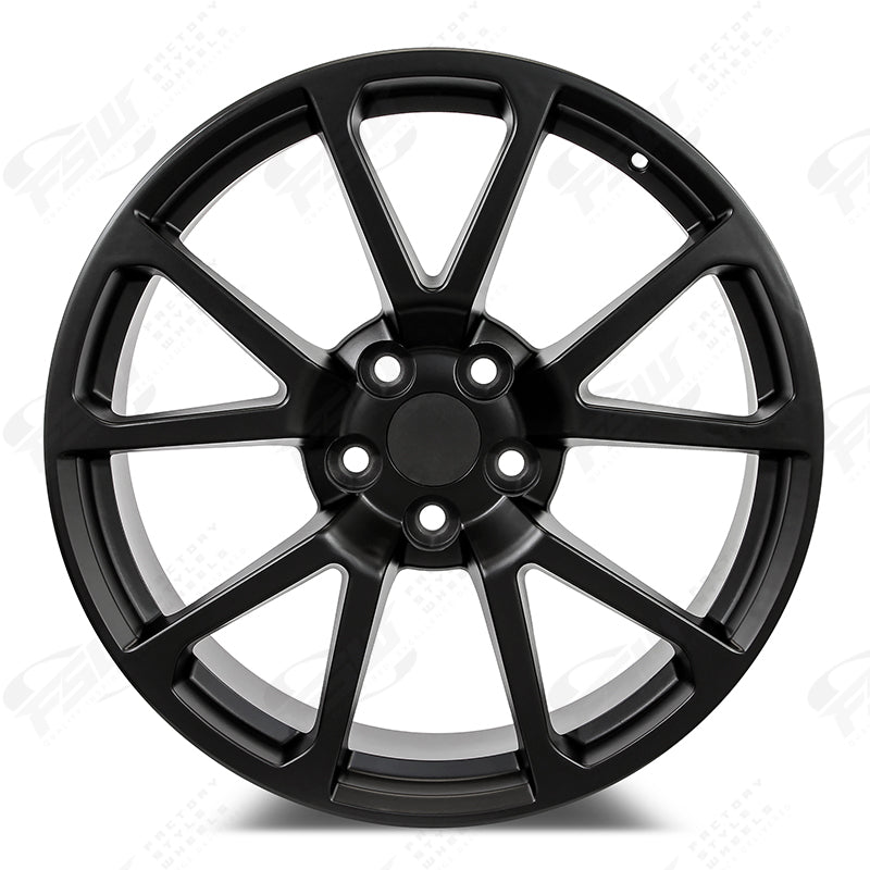 V Style - F011 2x8.5 Satin Black wheel