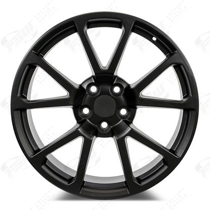 V Style - F011 2x8.5 Satin Black wheel