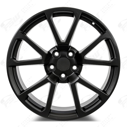 V Style - F011 2x8.5 Satin Black wheel