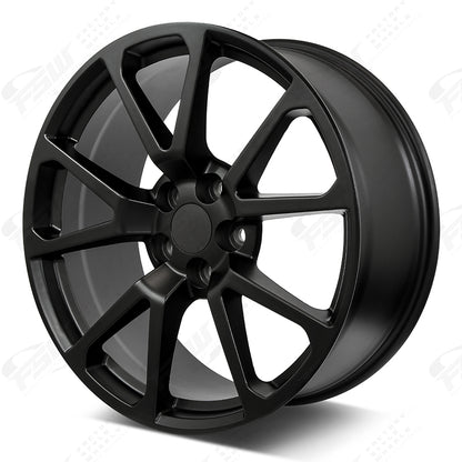V Style - F011 2x8.5 Satin Black wheel