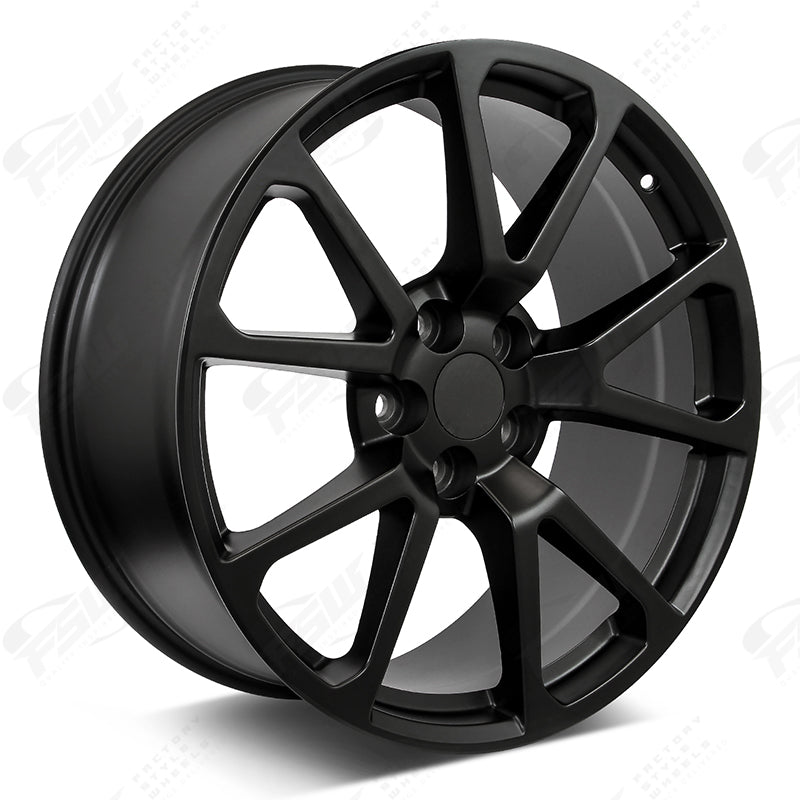 V Style - F011 2x8.5 Satin Black wheel