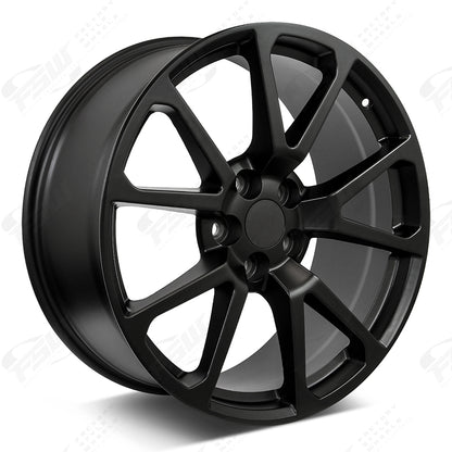 V Style - F011 2x8.5 Satin Black wheel