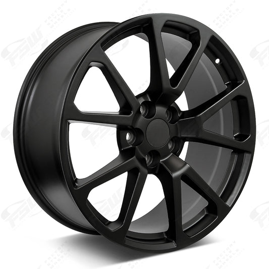 V Style - F011 2x8.5 Satin Black wheel