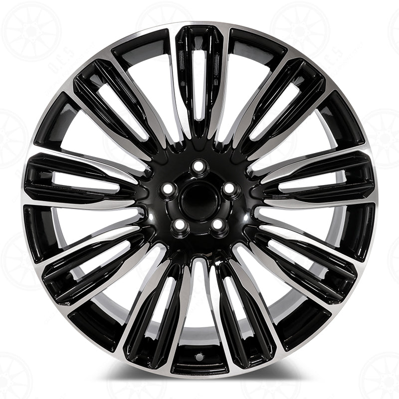 Velar Style - RL16 24x1 Machined Face/Black Outline wheel