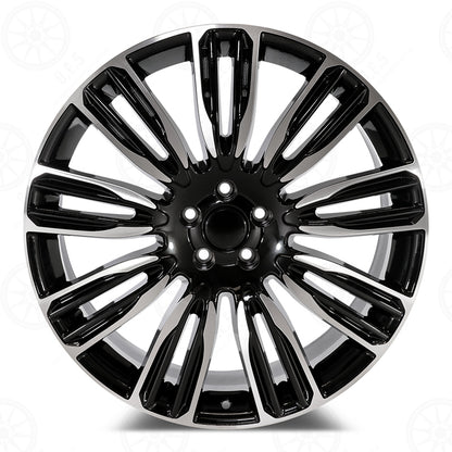 Velar Style - RL16 21x9.5 Machined Face/Black Outline wheel
