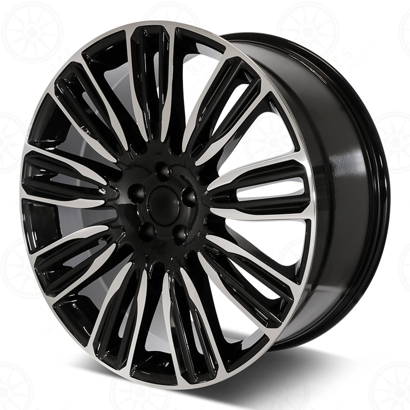 Velar Style - RL16 21x9.5 Machined Face/Black Outline wheel