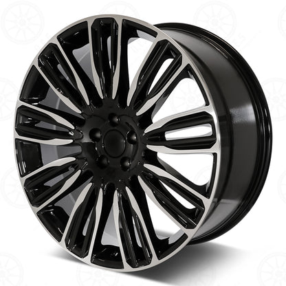 Velar Style - RL16 21x9.5 Machined Face/Black Outline wheel