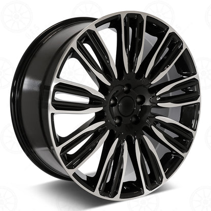 Velar Style - RL16 21x9.5 Machined Face/Black Outline wheel