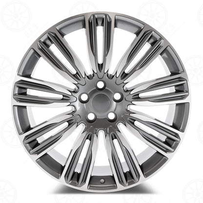 Velar Style - RL17 22x9.5 Machined Face/Gunmetal Outline wheel