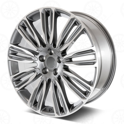 Velar Style - RL17 22x9.5 Machined Face/Gunmetal Outline wheel