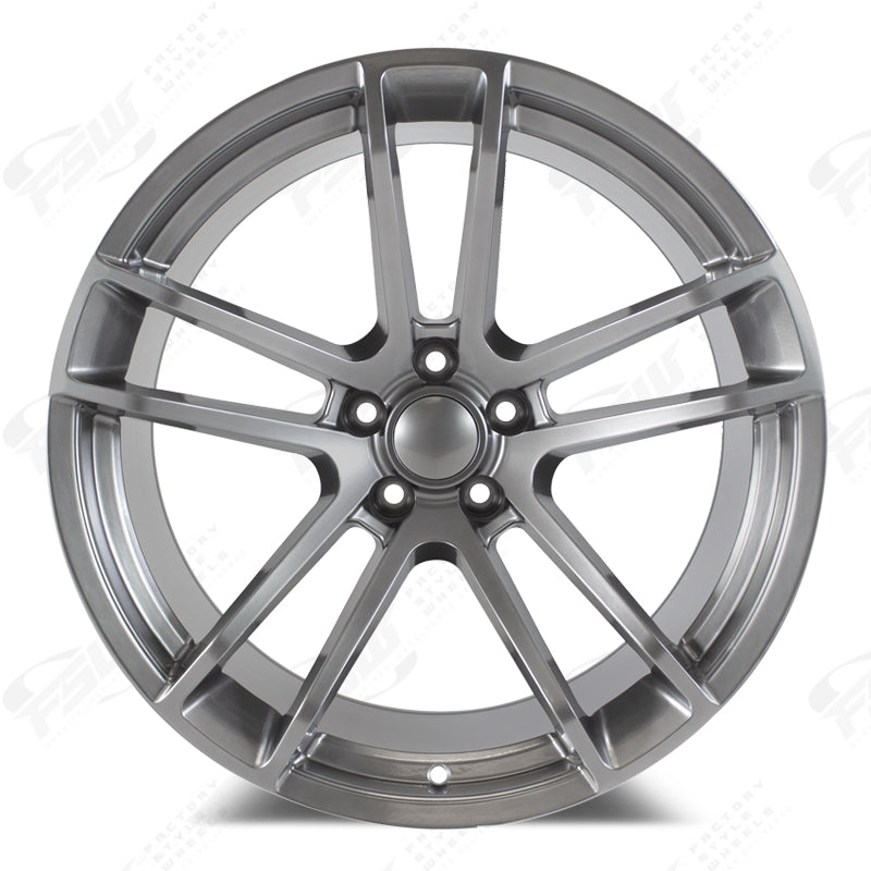 Flow Forged Widebody 2 Style - F224 2x9.5 Crystal Grey wheel