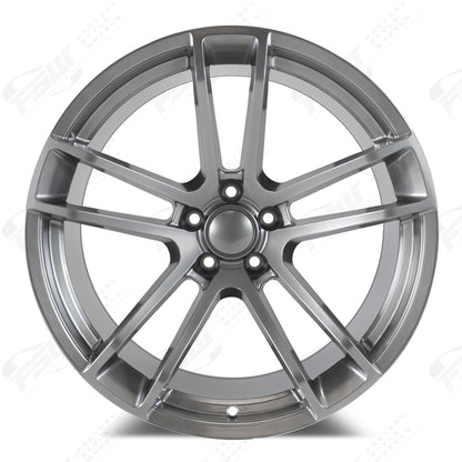 Flow Forged Widebody 2 Style - F224 2x9.5 Crystal Grey wheel