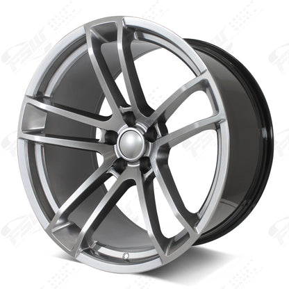 Flow Forged Widebody 2 Style - F224 2x9.5 Crystal Grey wheel
