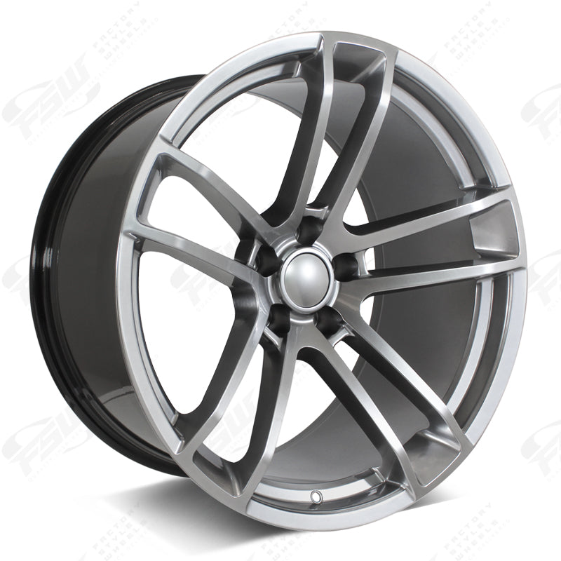 Flow Forged Widebody 2 Style - F224 2x9.5 Crystal Grey wheel
