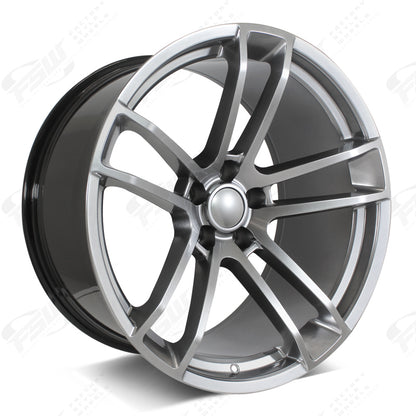 Flow Forged Widebody 2 Style - F224 2x9.5 Crystal Grey wheel