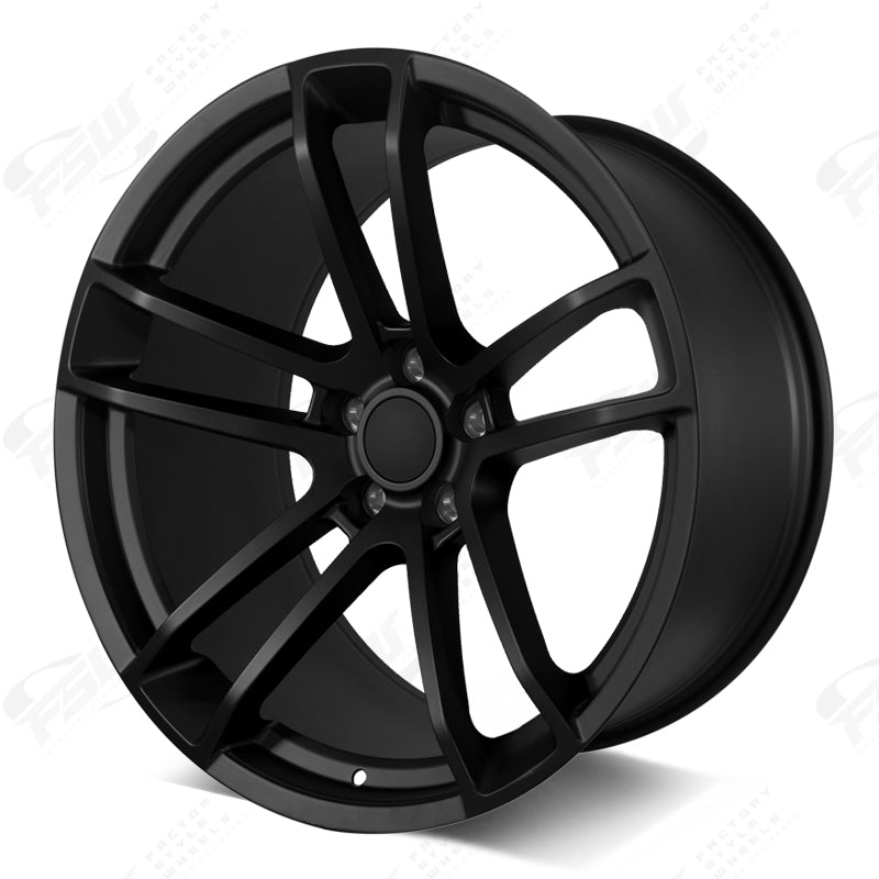 Flow Forged Widebody 2 Style - F221 2x11 Satin Black wheel