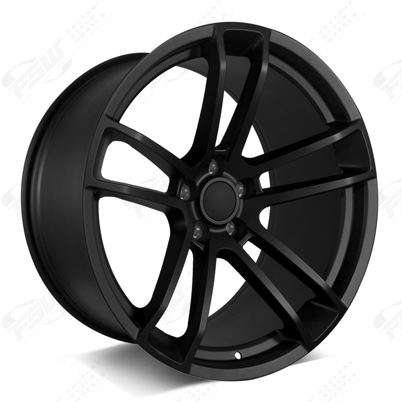 Flow Forged Widebody 2 Style - F221 2x9.5 Satin Black wheel