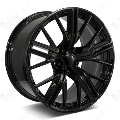 ZL Mesh Style - F016 2x1 Gloss Black wheel