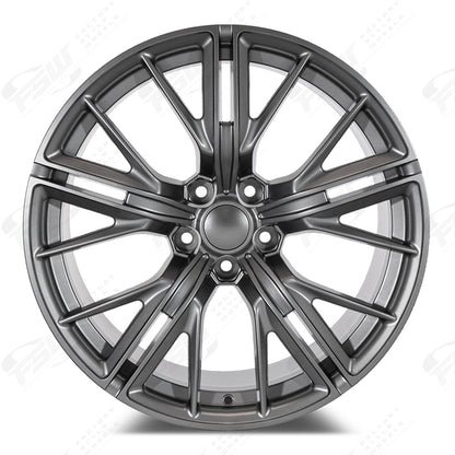 ZL Mesh Style - F019 2x1 Matte Gunmetal wheel